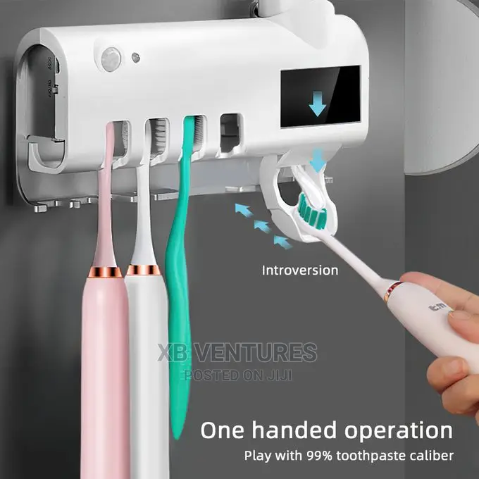 Uv Sterilizer Toothbrush Holders Toothpaste Dispensers