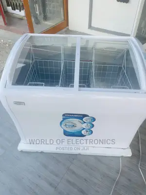 Authentic New White Nasco Ice Cream Single Door Freezer