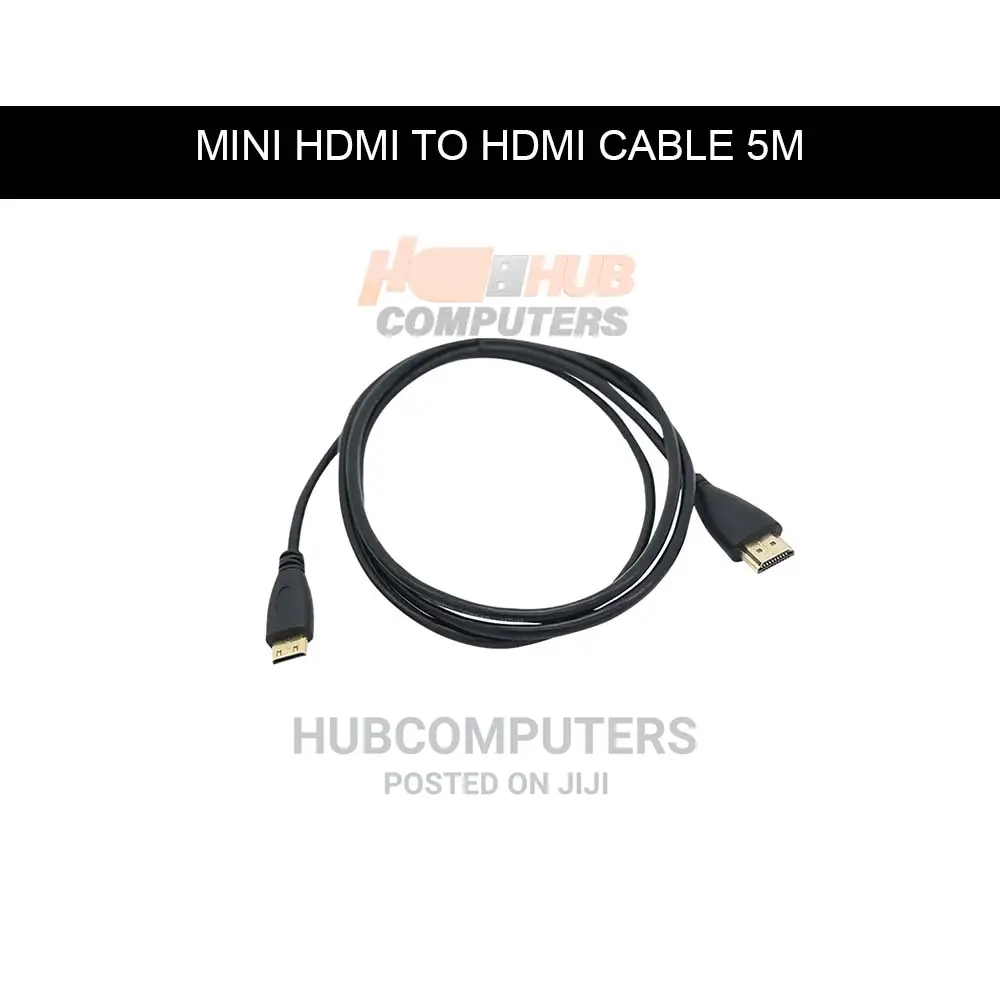 Mini HDMI To HDMI Cable 5M