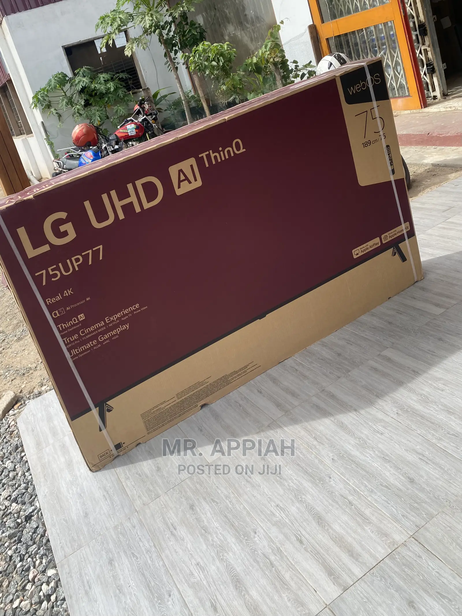 Original LG UHD AI Thinq Smart Tv Lg75up7750
