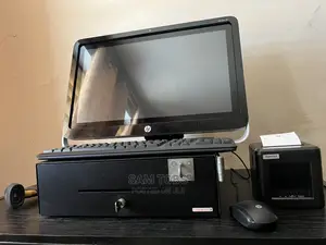 Complete AIO POS Computer Cash Drawer and Printer