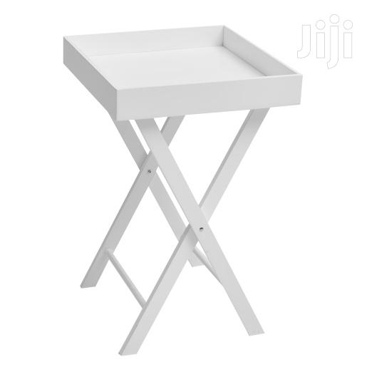 Square Butlers Tray White