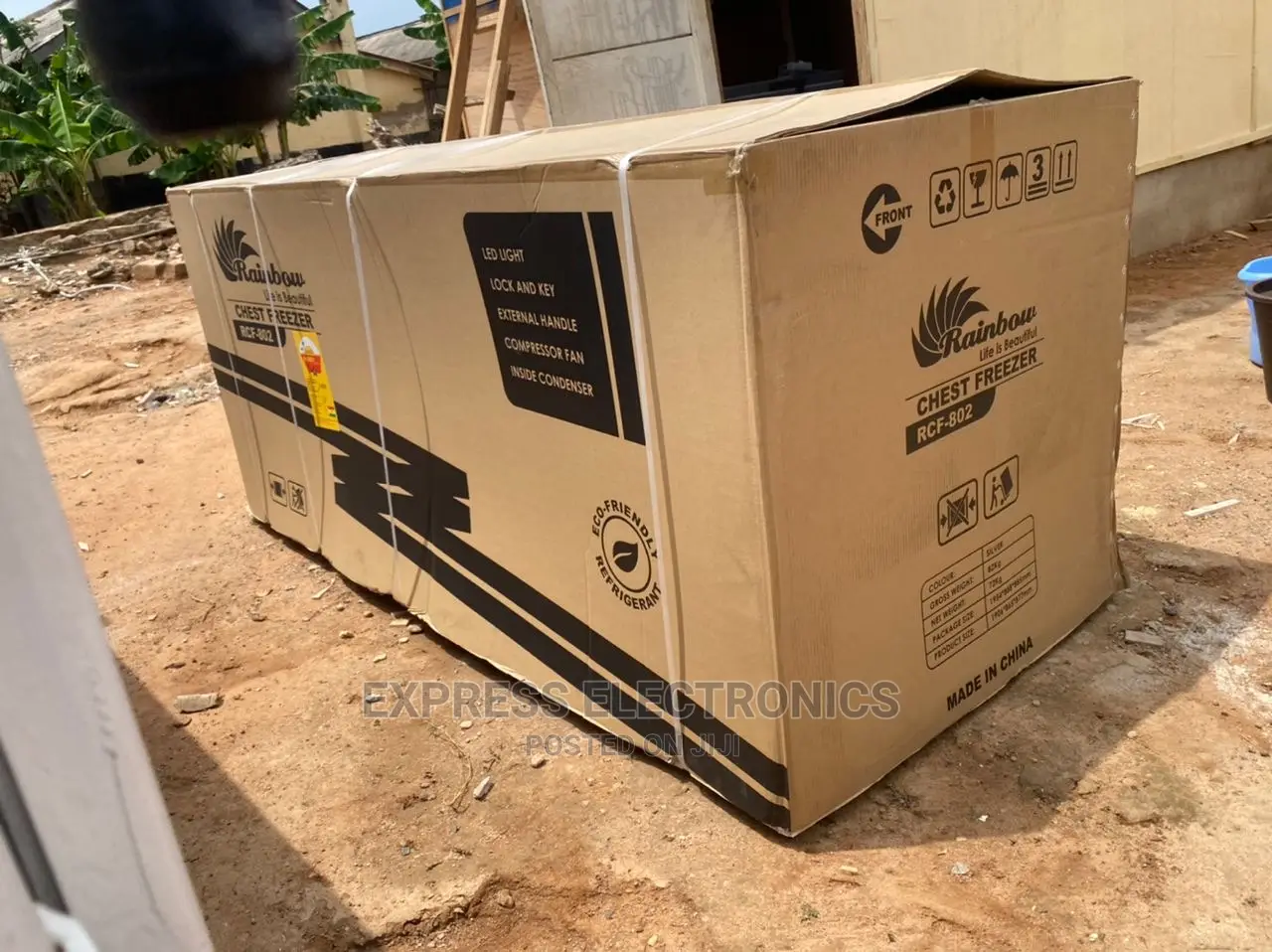Big Capacity 708L Chest Freezer Rainbow RCF-802 Double Door