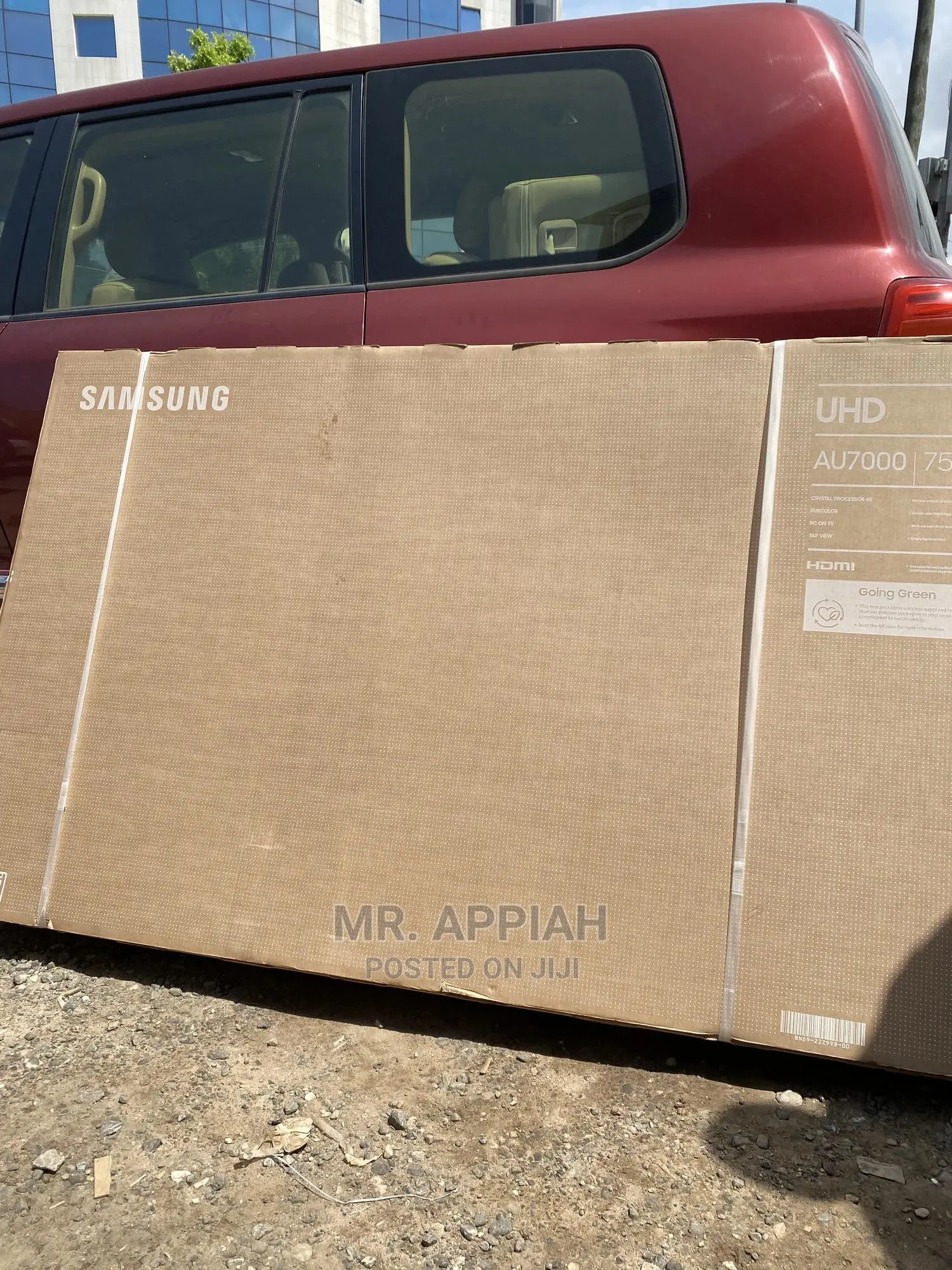 Original Samsung 75” Smart Tv In Stock(75AU7172)