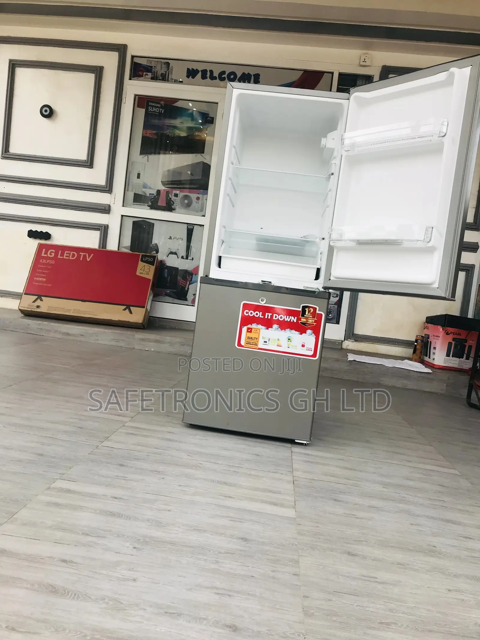 Unique Double Door Zara 118ltr Bottomfreezer Zar-180bf‍