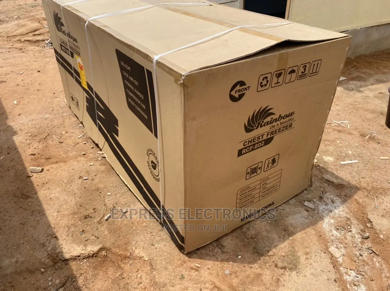 Frost Free Chest Freezer Rainbow  RCF-802 Double Door