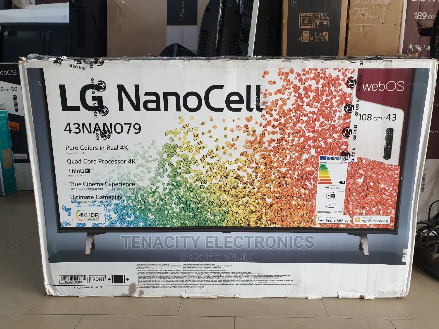 New Nanocell 43"Lg Uhd HDR Smart Satellite TV