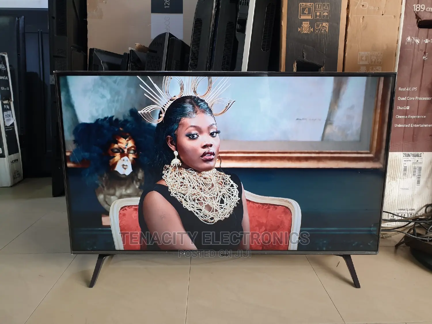 New Nanocell 43"Lg Uhd HDR Smart Satellite TV