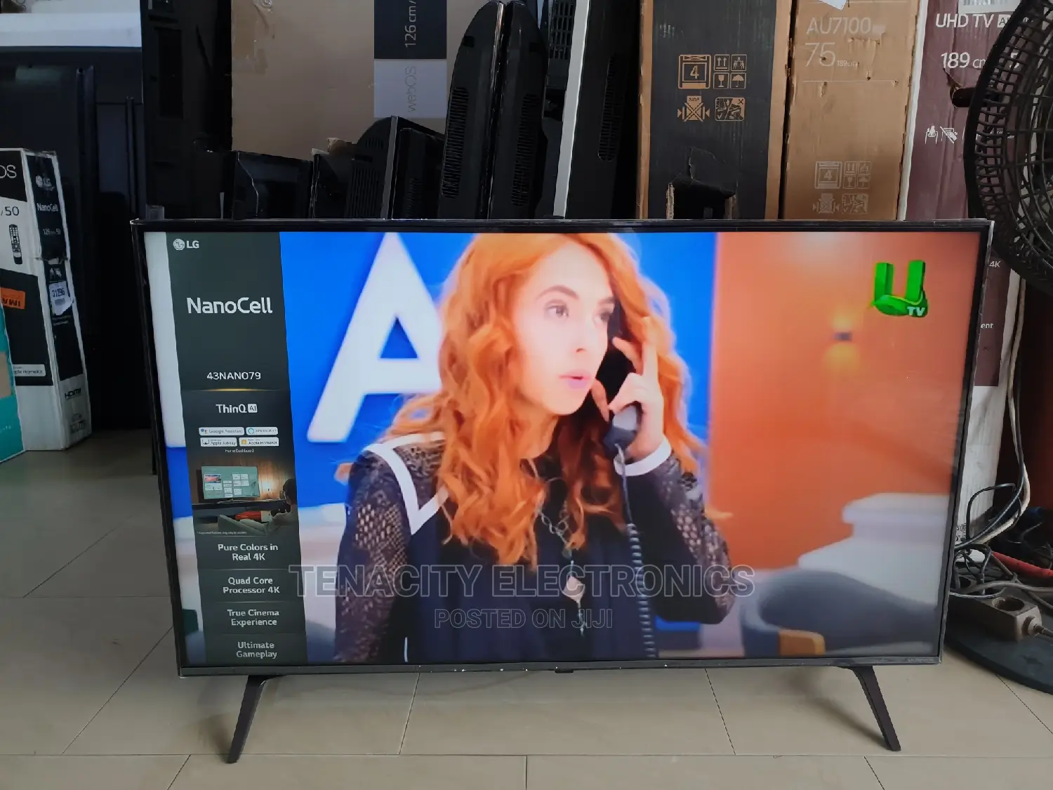 New Nanocell 43"Lg Uhd HDR Smart Satellite TV