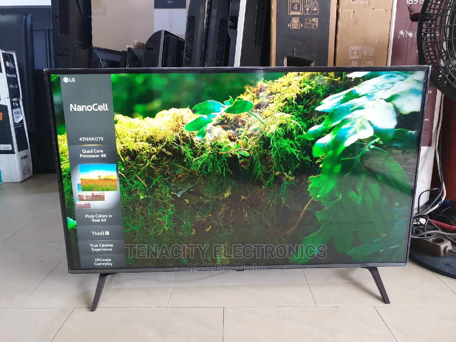New Nanocell 43"Lg Uhd HDR Smart Satellite TV