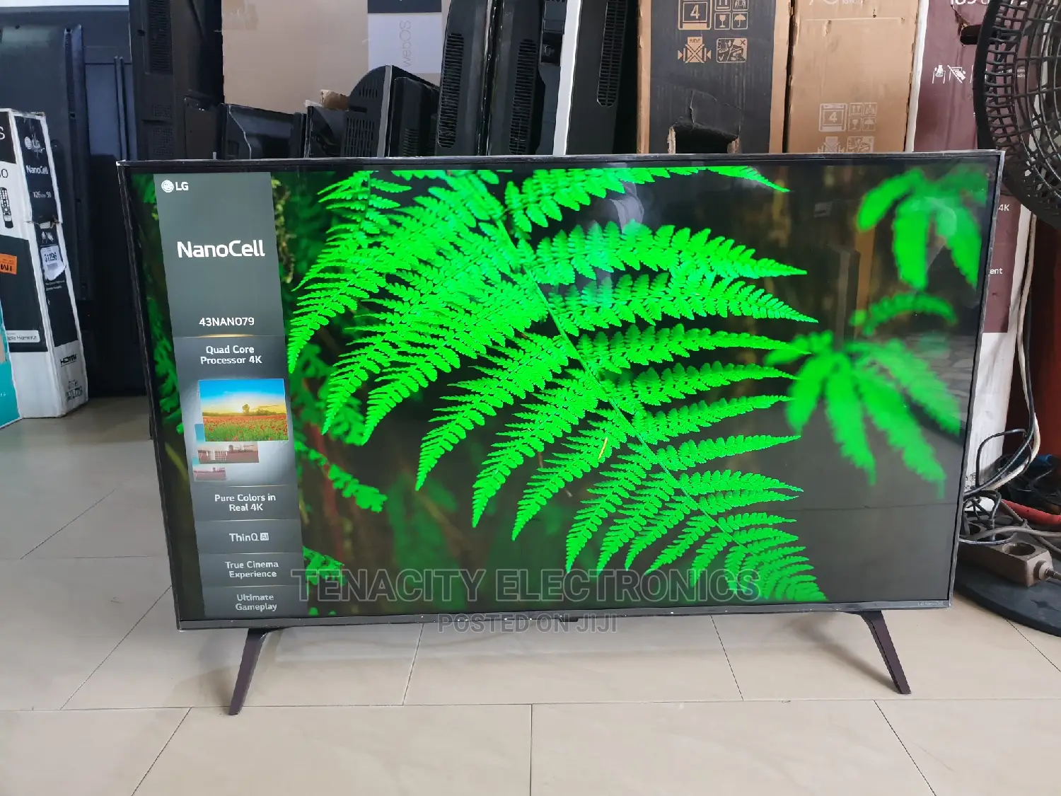 New Nanocell 43"Lg Uhd HDR Smart Satellite TV