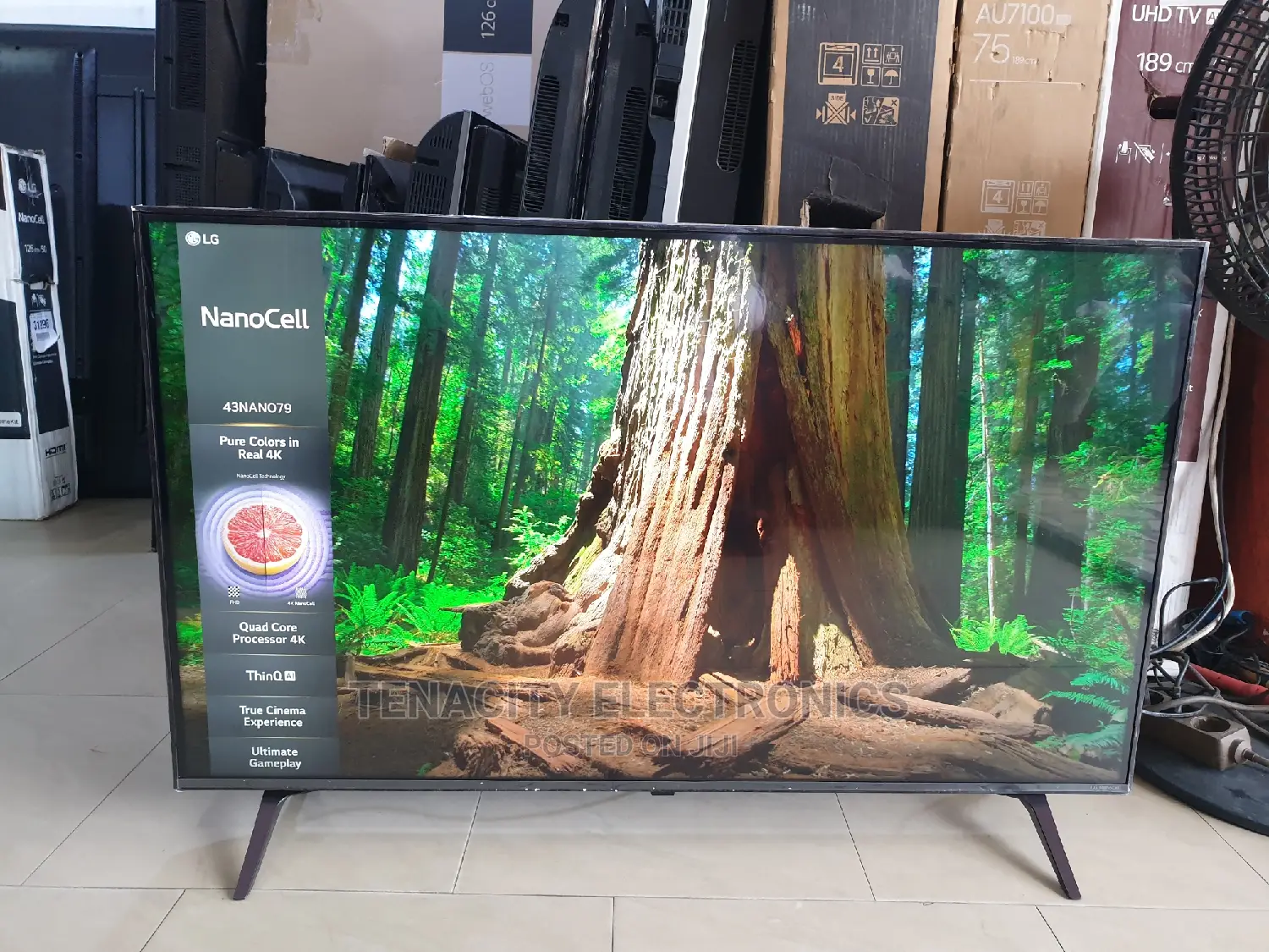 New Nanocell 43"Lg Uhd HDR Smart Satellite TV