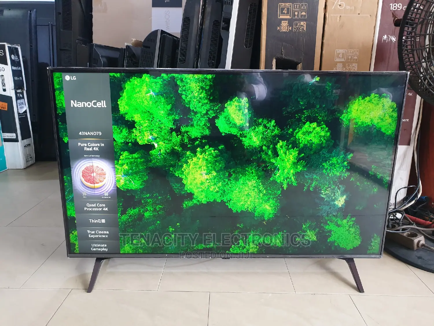 New Nanocell 43"Lg Uhd HDR Smart Satellite TV