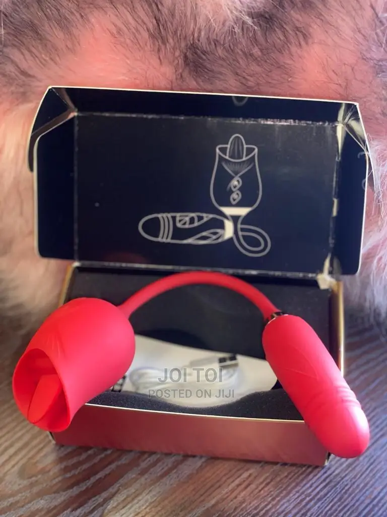 Rose Tongue Licker With Thrusting Dildo