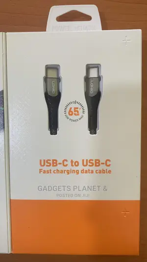 LDNIO 65W Fast Charging Sync Data Cable 1M USB-C to C