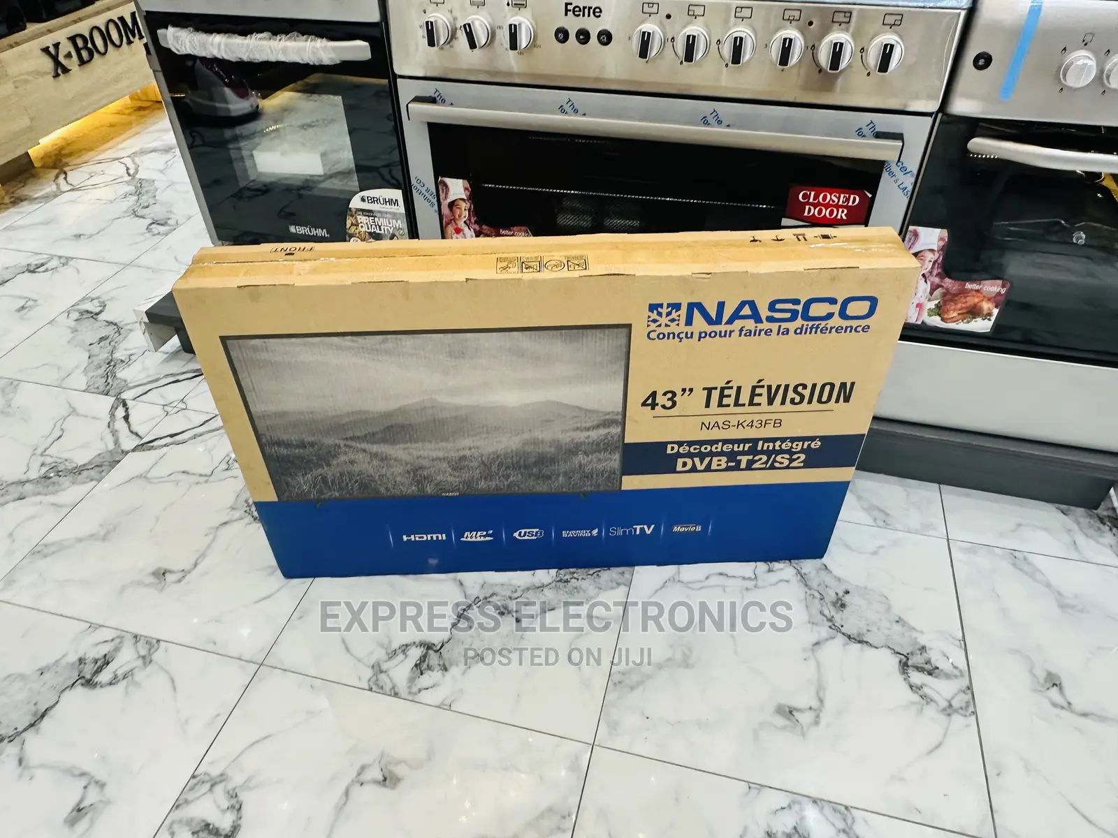 Get Great  Offer on 43”Digital Satellite Nasco FHD Tv 