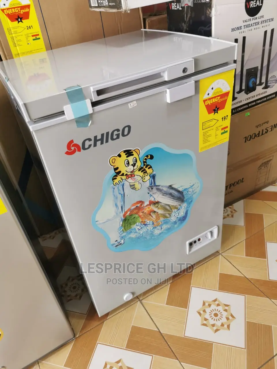 Exclusive Chigo Chest Freezer 93L