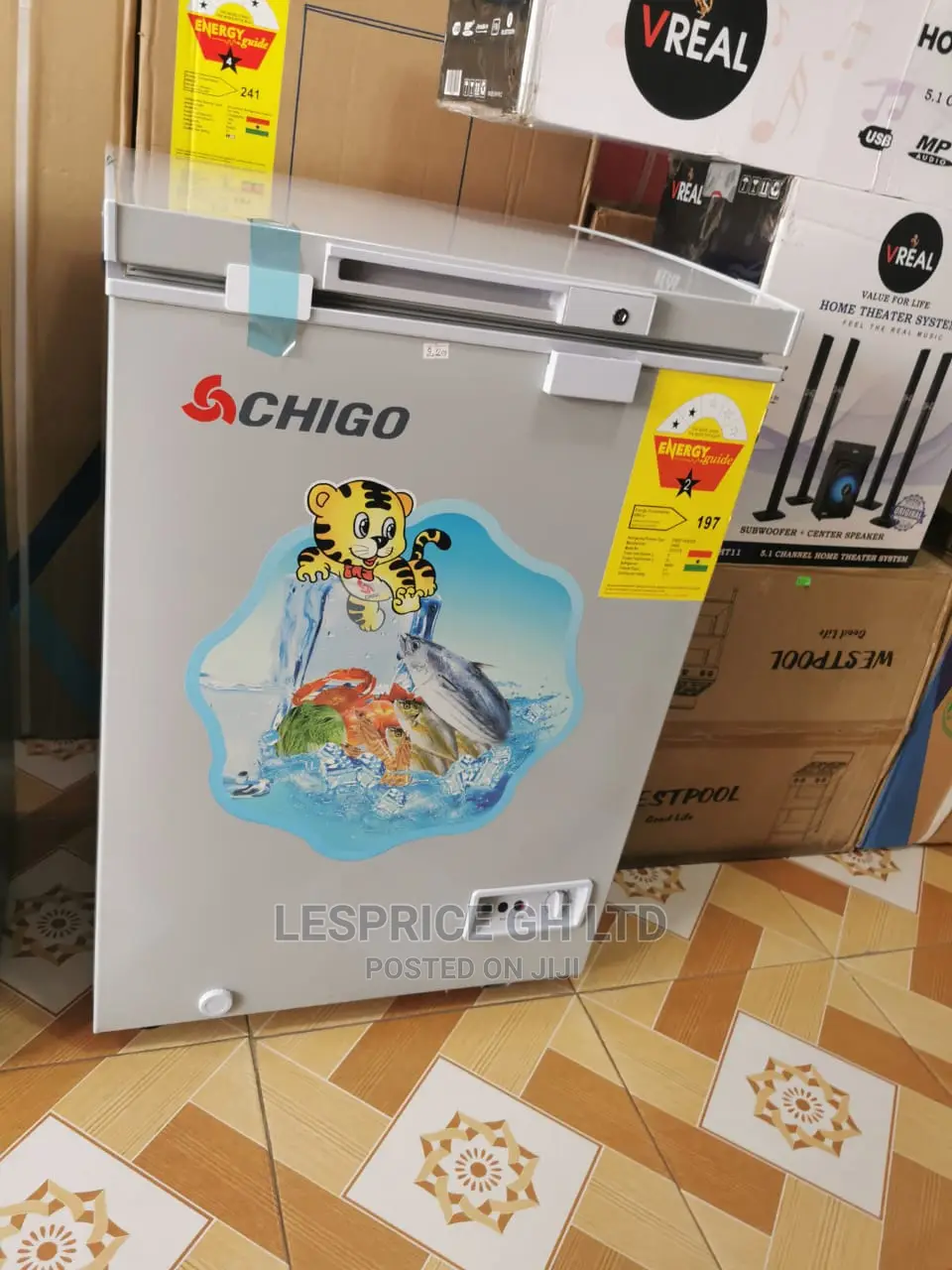 Unique Chigo Chest Freezer 93L