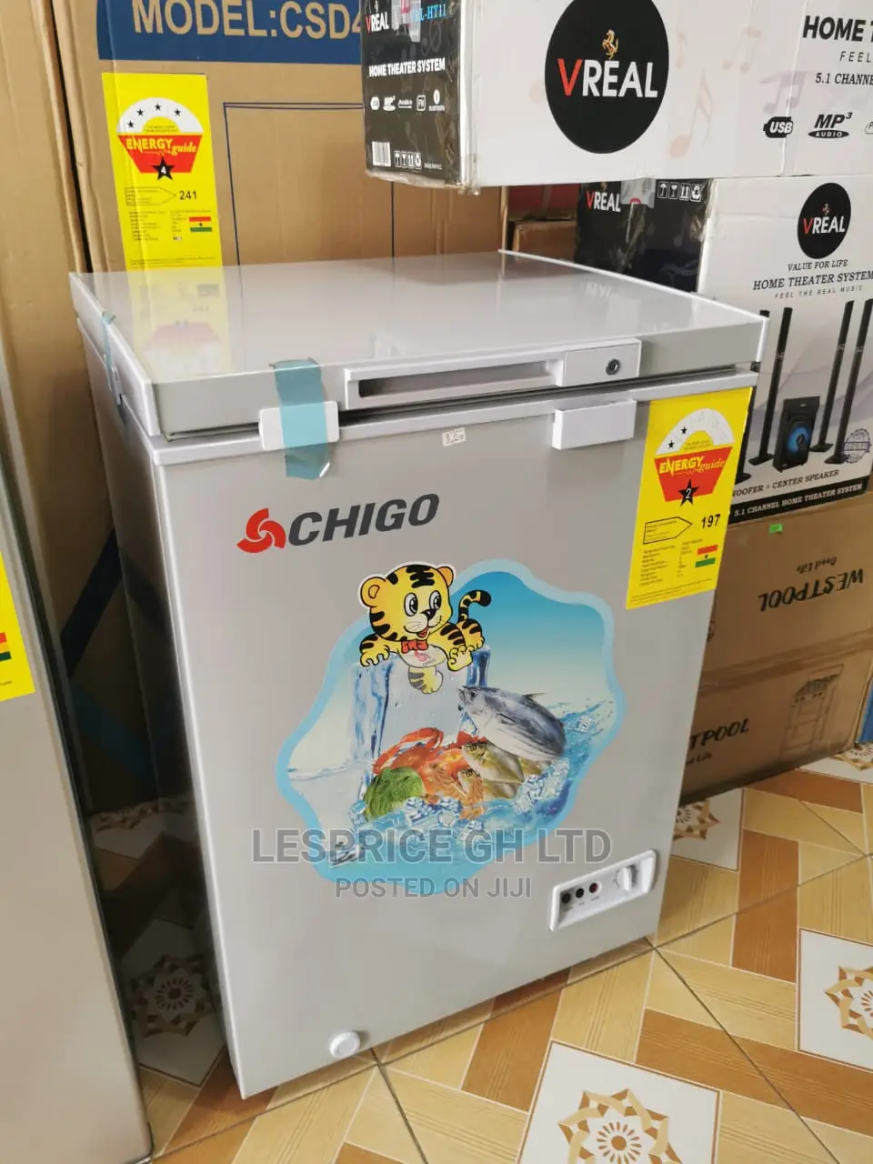 Awesome Chigo Chest Freezer 93L