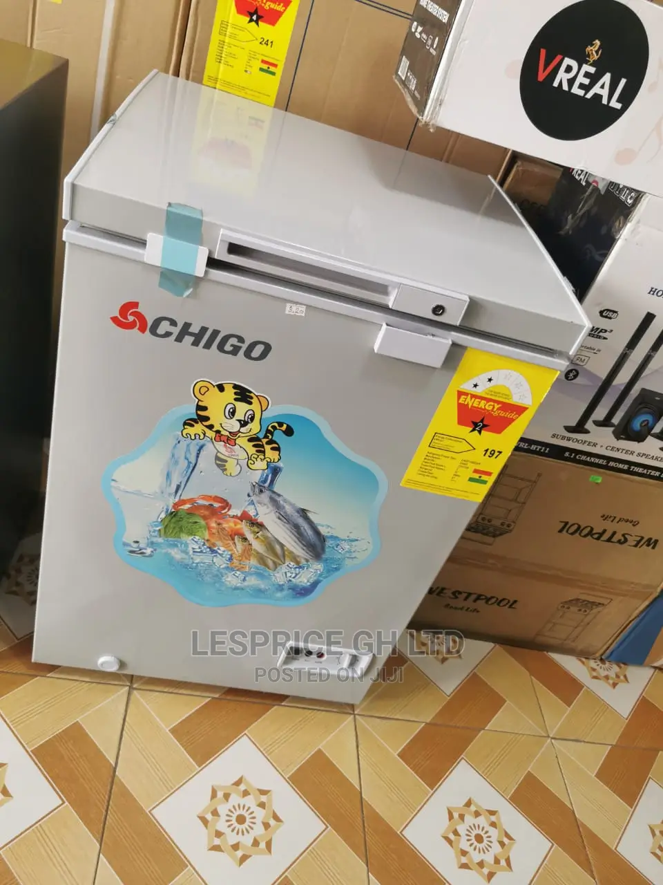 Original Chigo Chest Freezer 93L