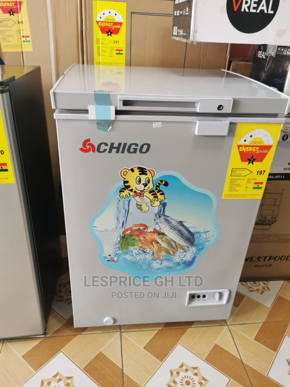 Designed Chigo Chest Freezer 93L