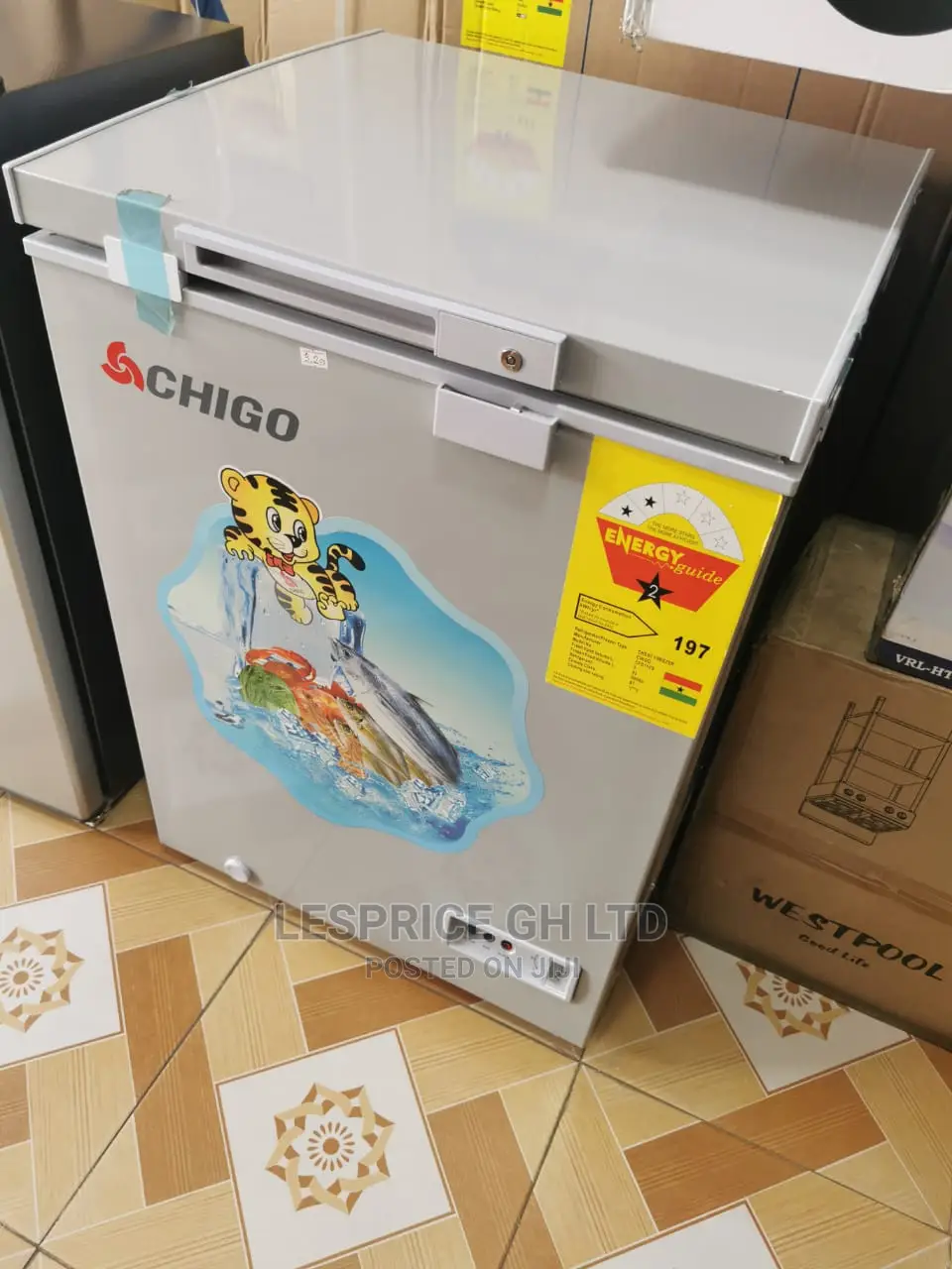 Sealed Chigo Chest Freezer 93L