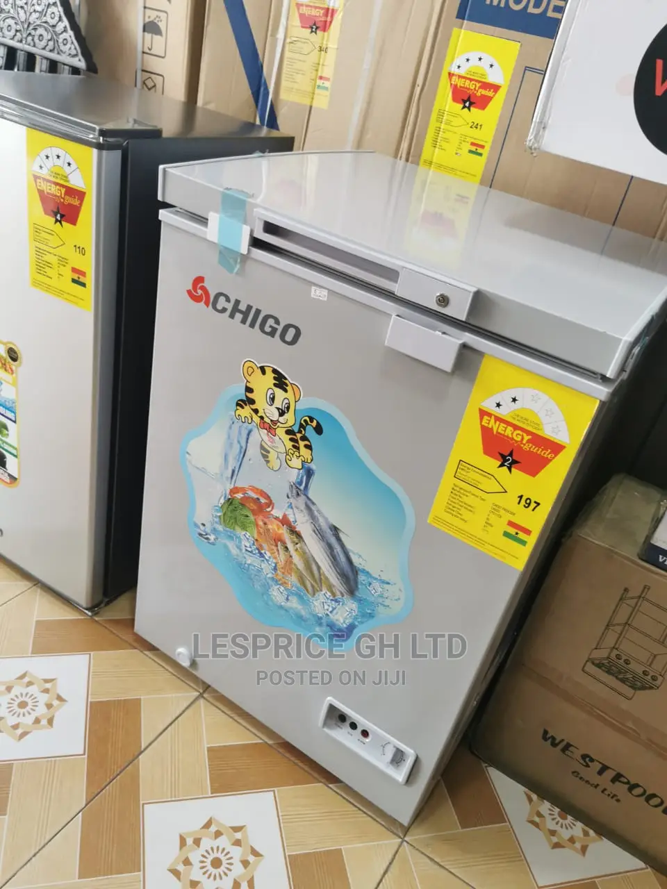 Latest Chigo Chest Freezer 93L