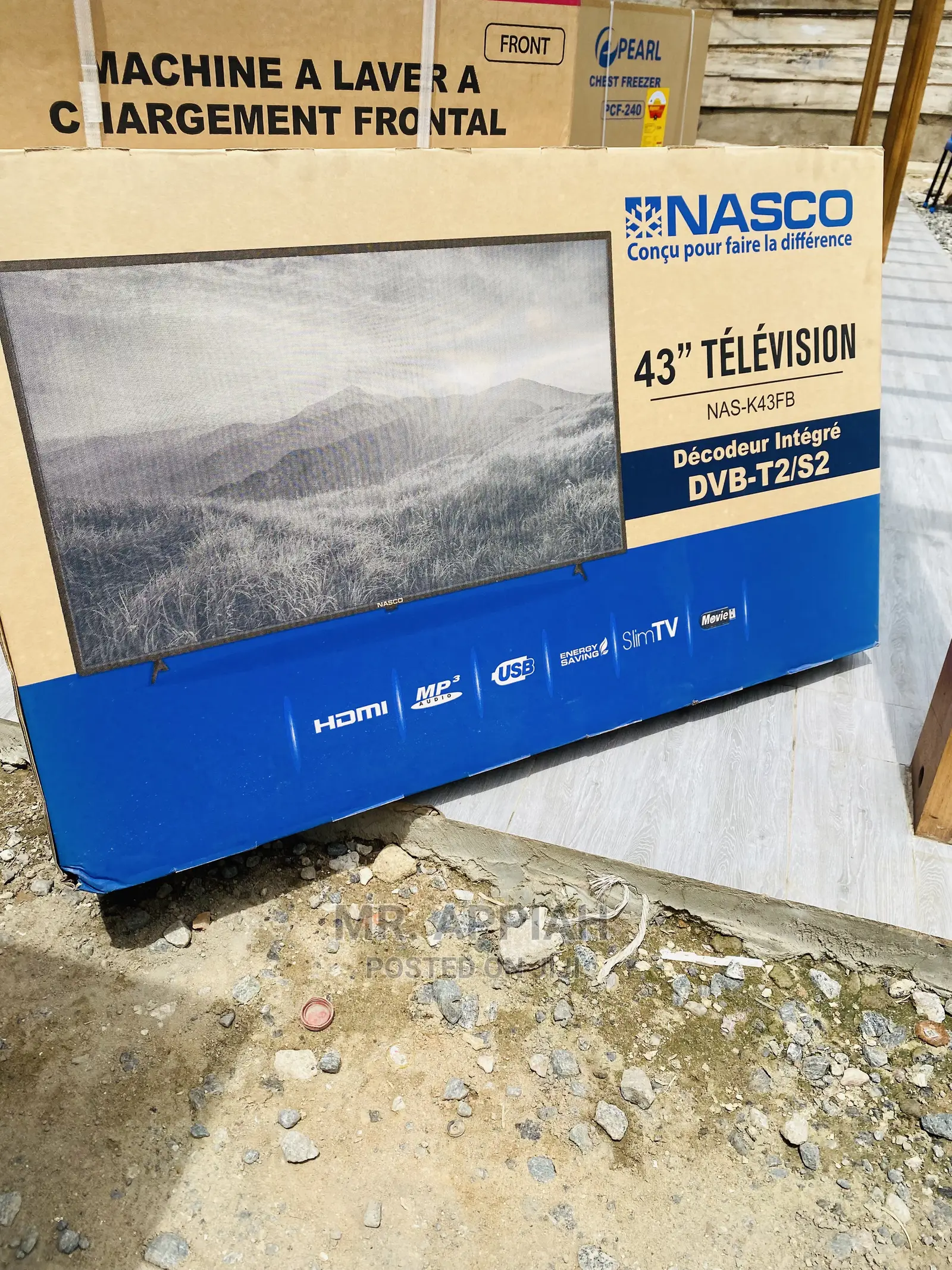 High Quality Nasco(Nas-K43fb)43 Inch Digital Satelite Tv .