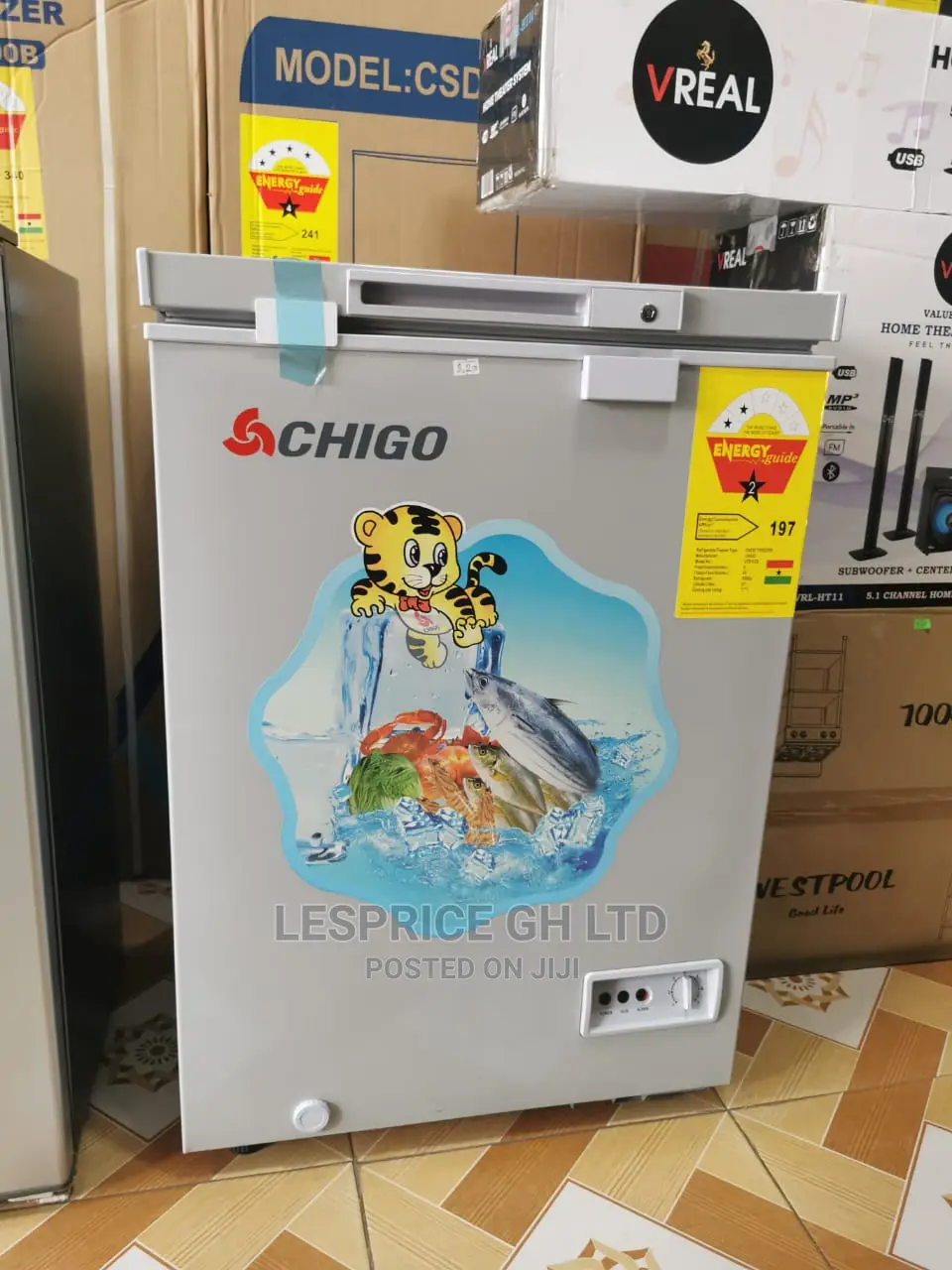 Elite Chigo Chest Freezer 93L
