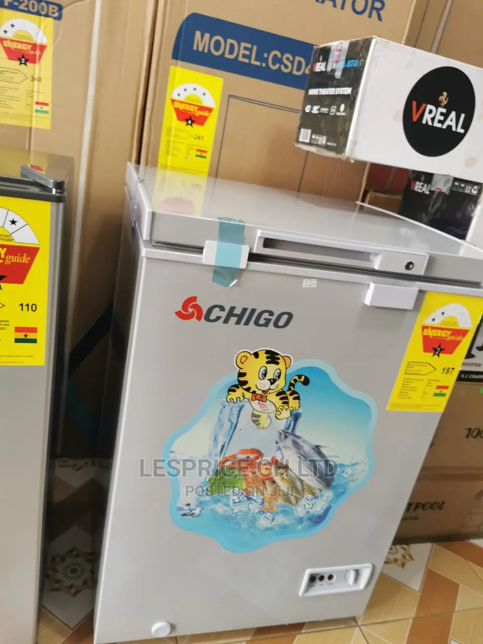 Fast Freezing Chigo Chest Freezer 93L