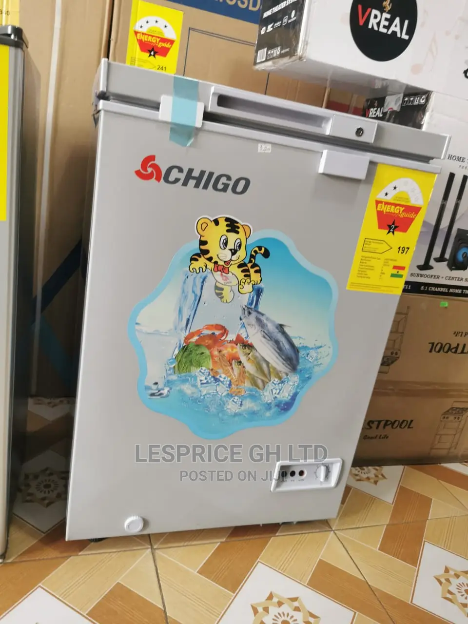 Energy Saving Chigo Chest Freezer 93L