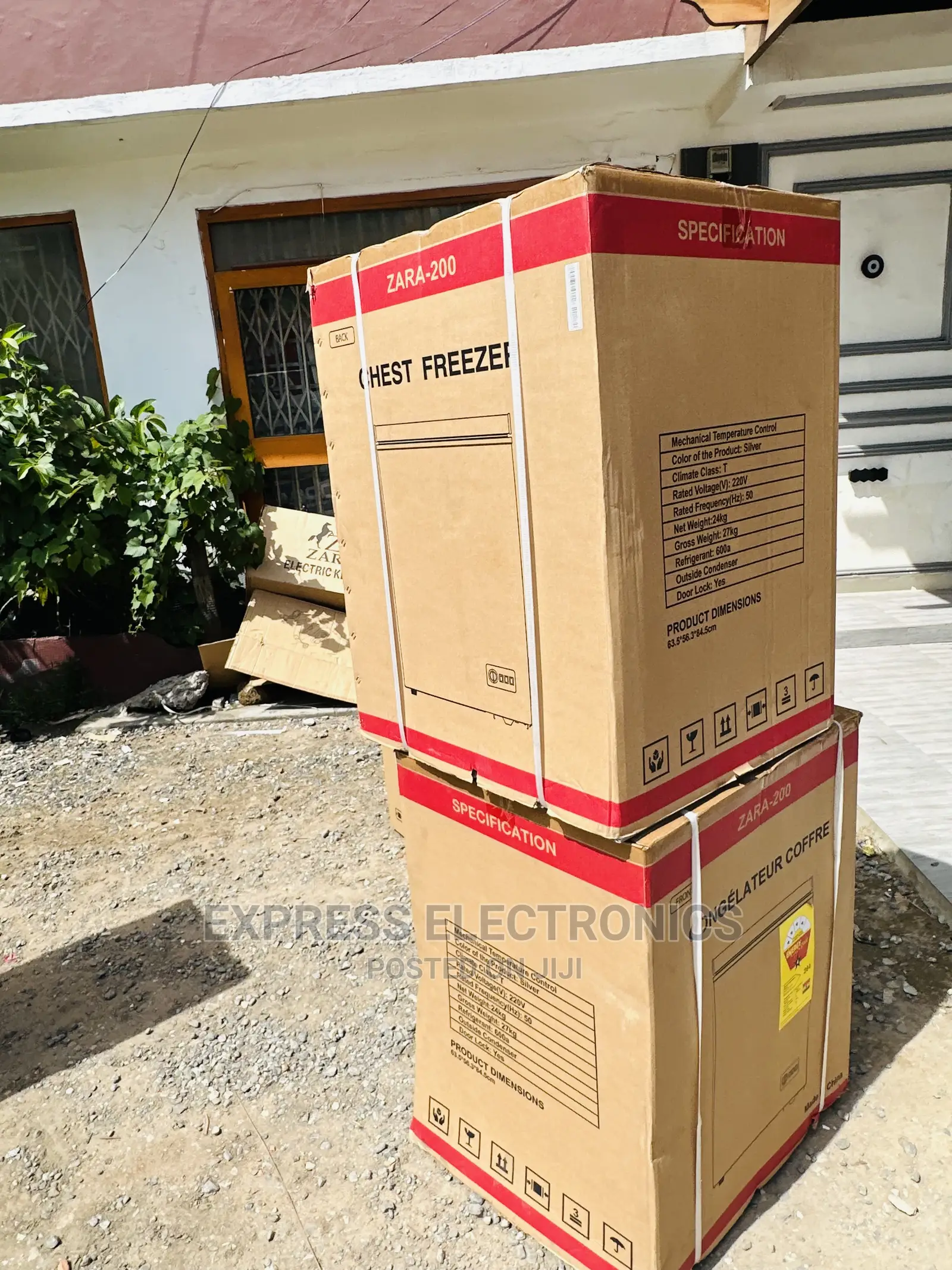 Chest Freezer Single Door 142L Zara Adjustable Temperature