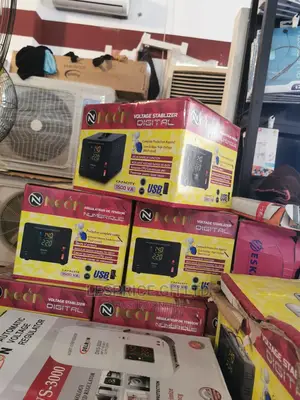 Super Cool Neon Digital Voltage Stabilizer 1500 Watts