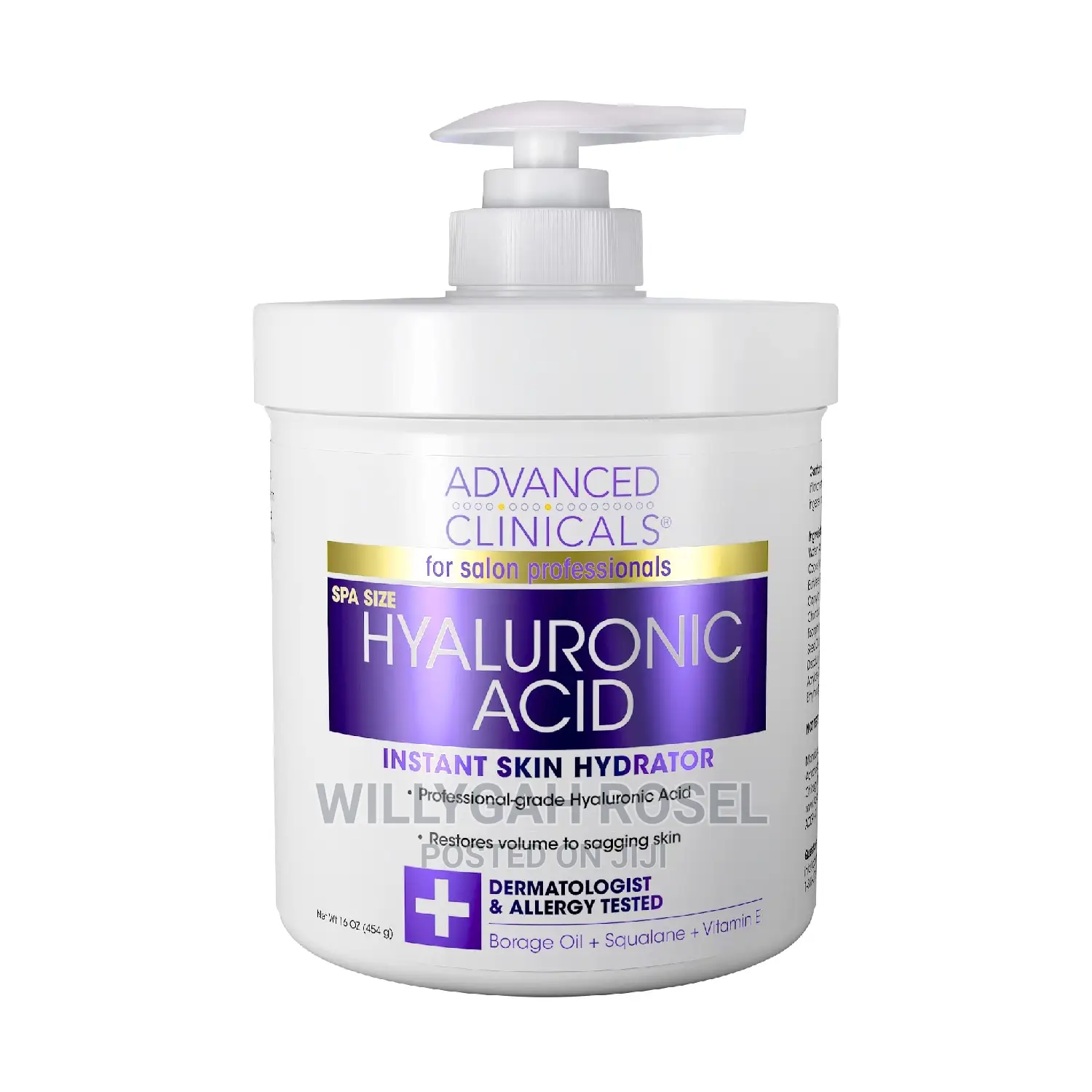 Advanced Clinicals Hyaluronic Acid Cream