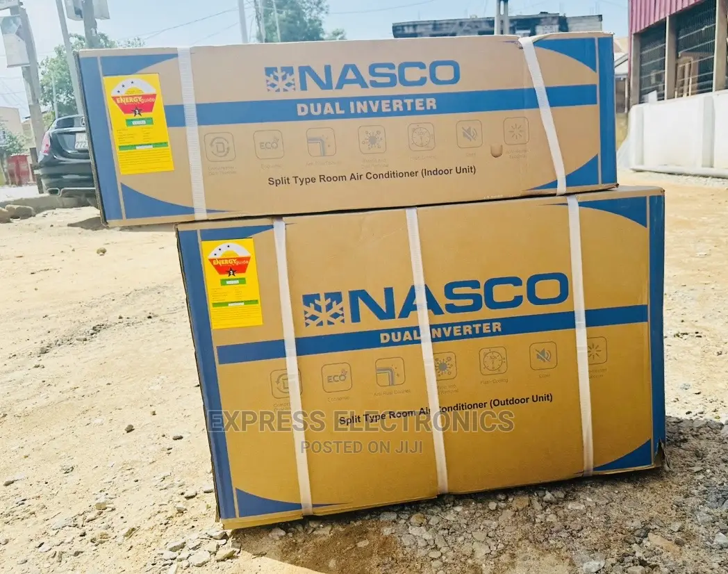 Nasco White R410 Inverter AC 1.5 HP Nashrna-12