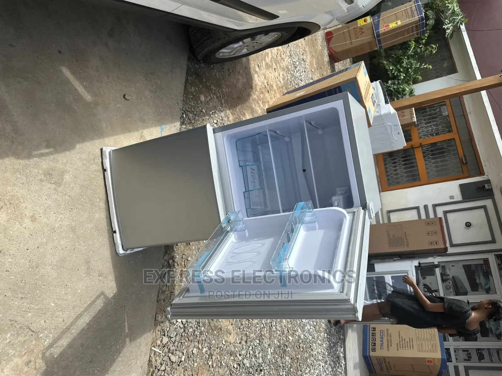 Nasd2-10 Nasco Double Door Fridge