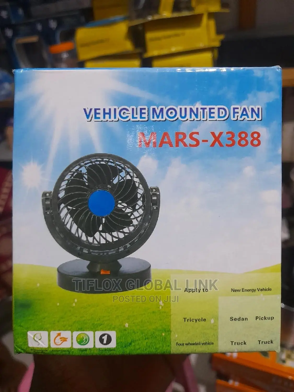 Vehicle Mounted Fan