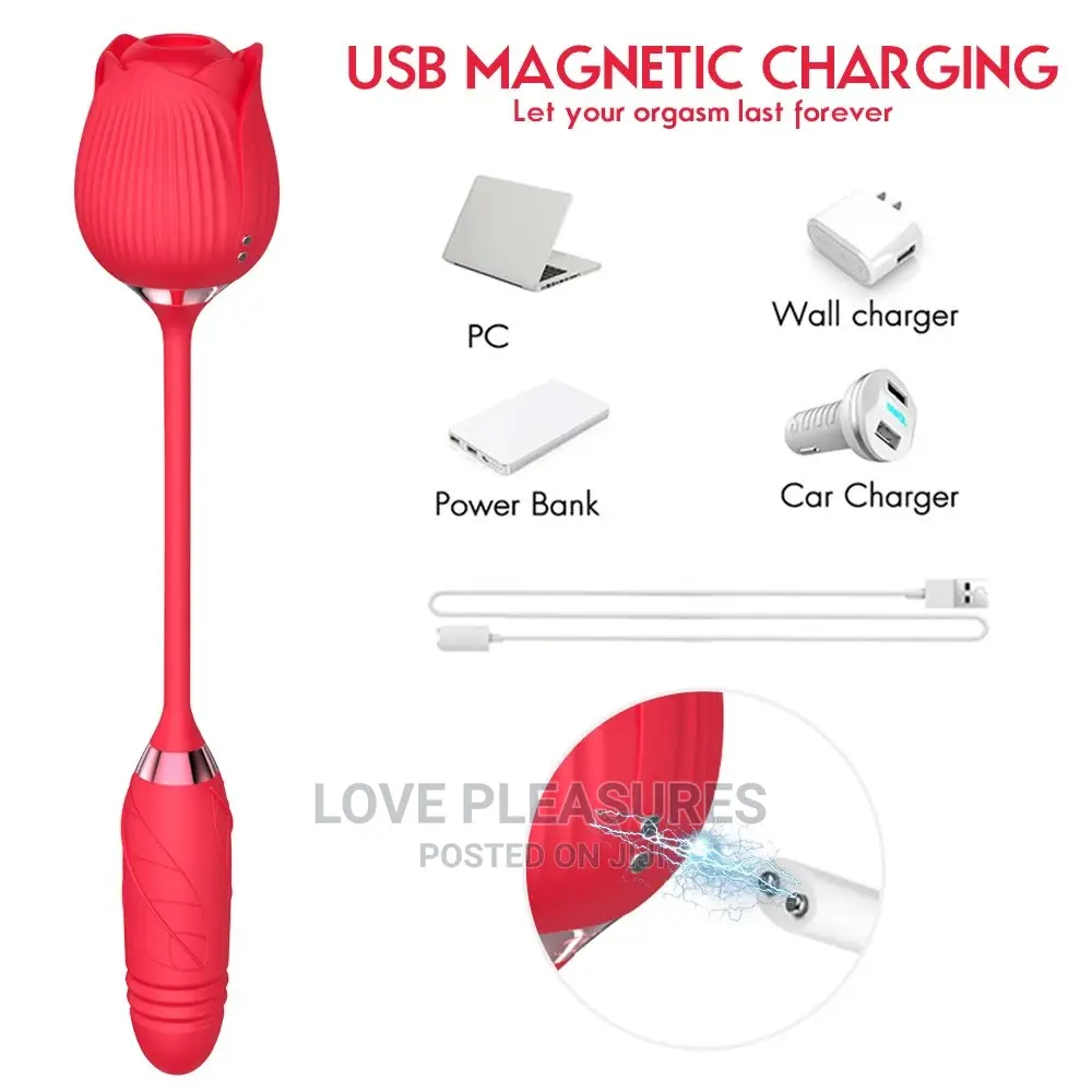 10 Mode Thrusting and Sucking Vibrator
