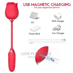 10 Mode Thrusting and Sucking Vibrator