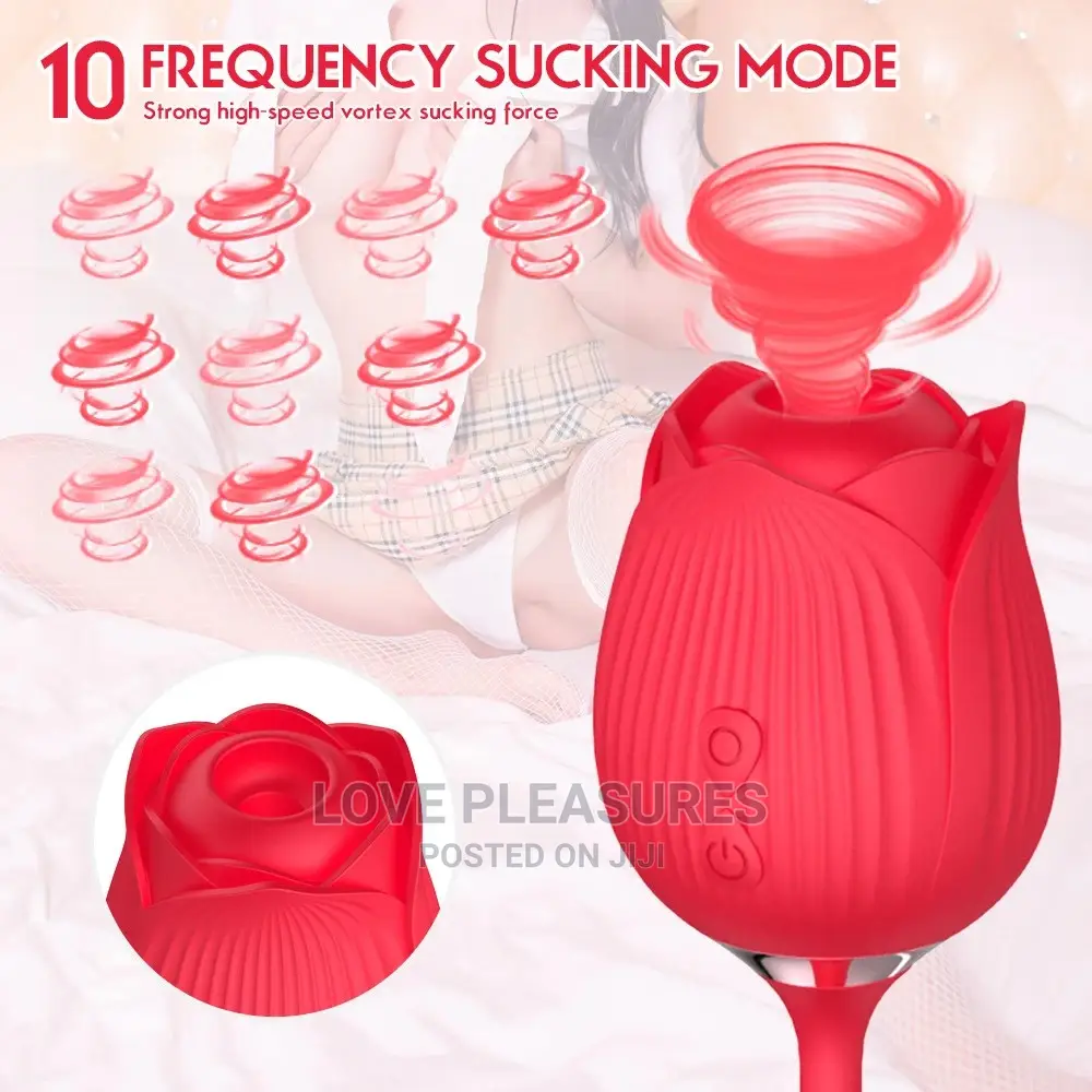 10 Mode Thrusting and Sucking Vibrator