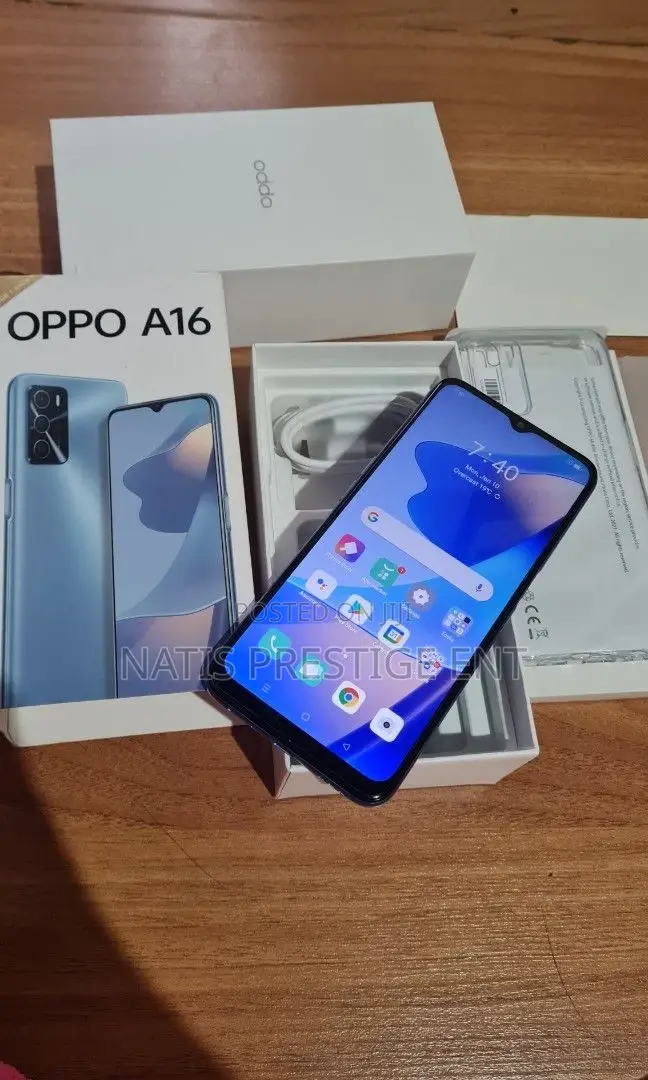 New Oppo A16 64 GB Black