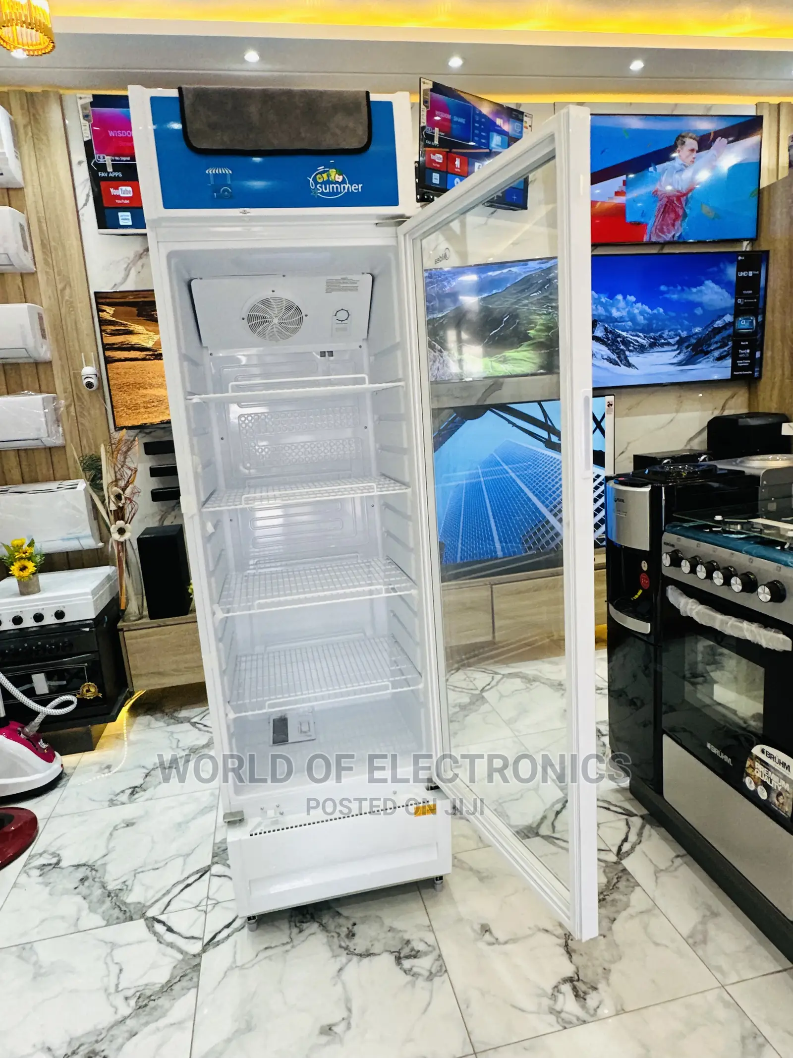Defrost Type White Midea Display Fridge Single Door