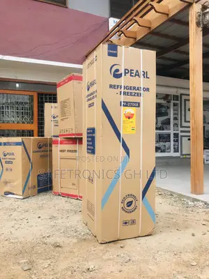 New Double Door Fridge PF-270IX Pearl Top Freezer 