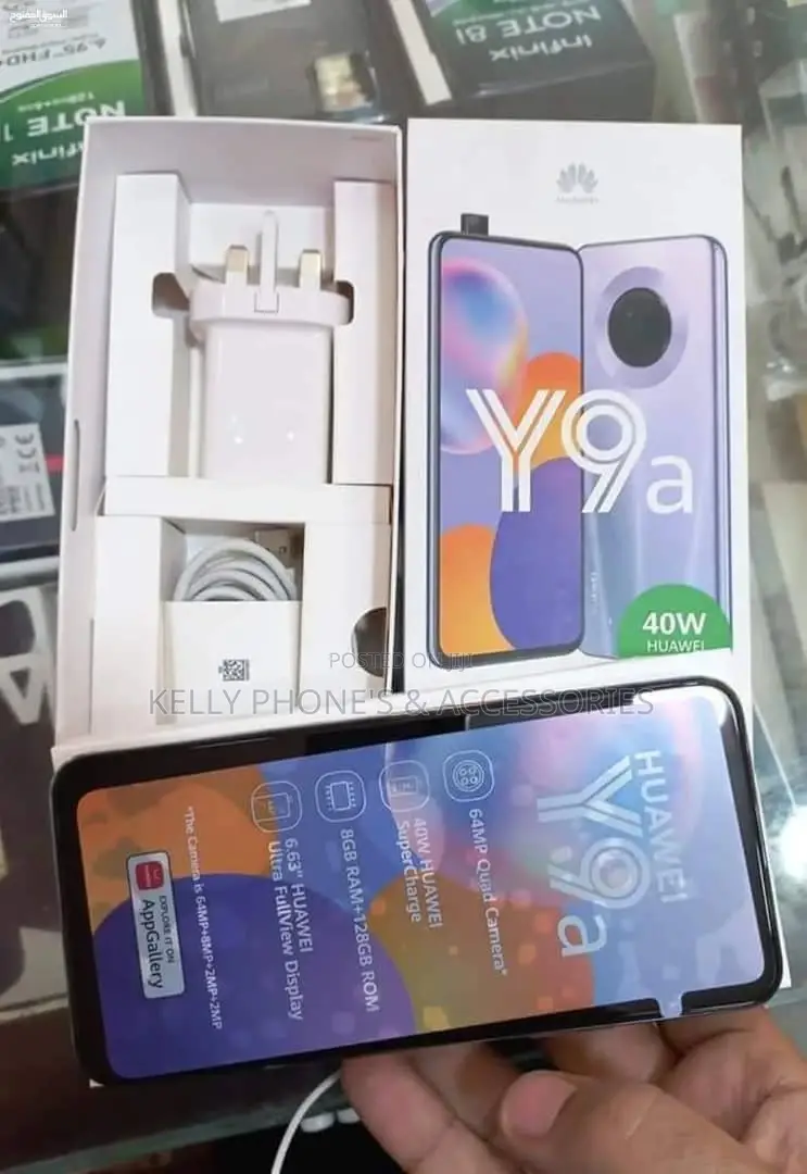New Huawei Y9a 128 GB Blue