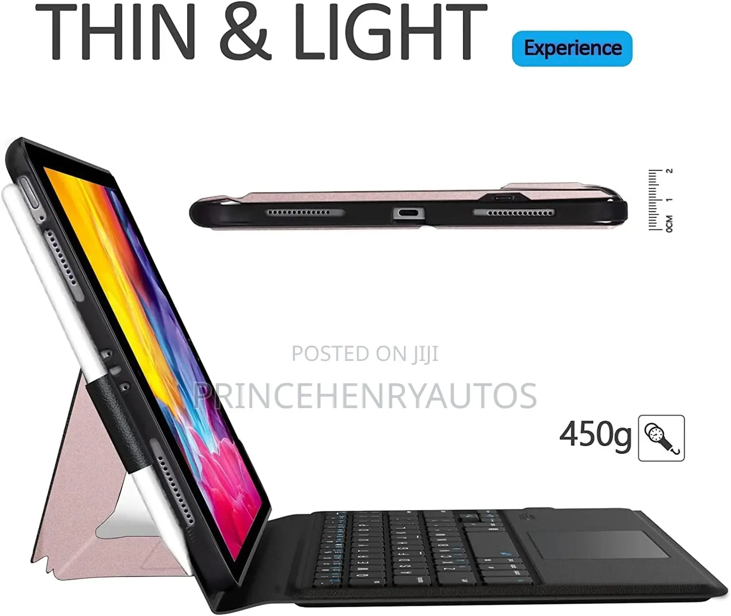 BJCGFVH6 Practical iPad Keyboard +TRACKPAD for iPad 10.9/11