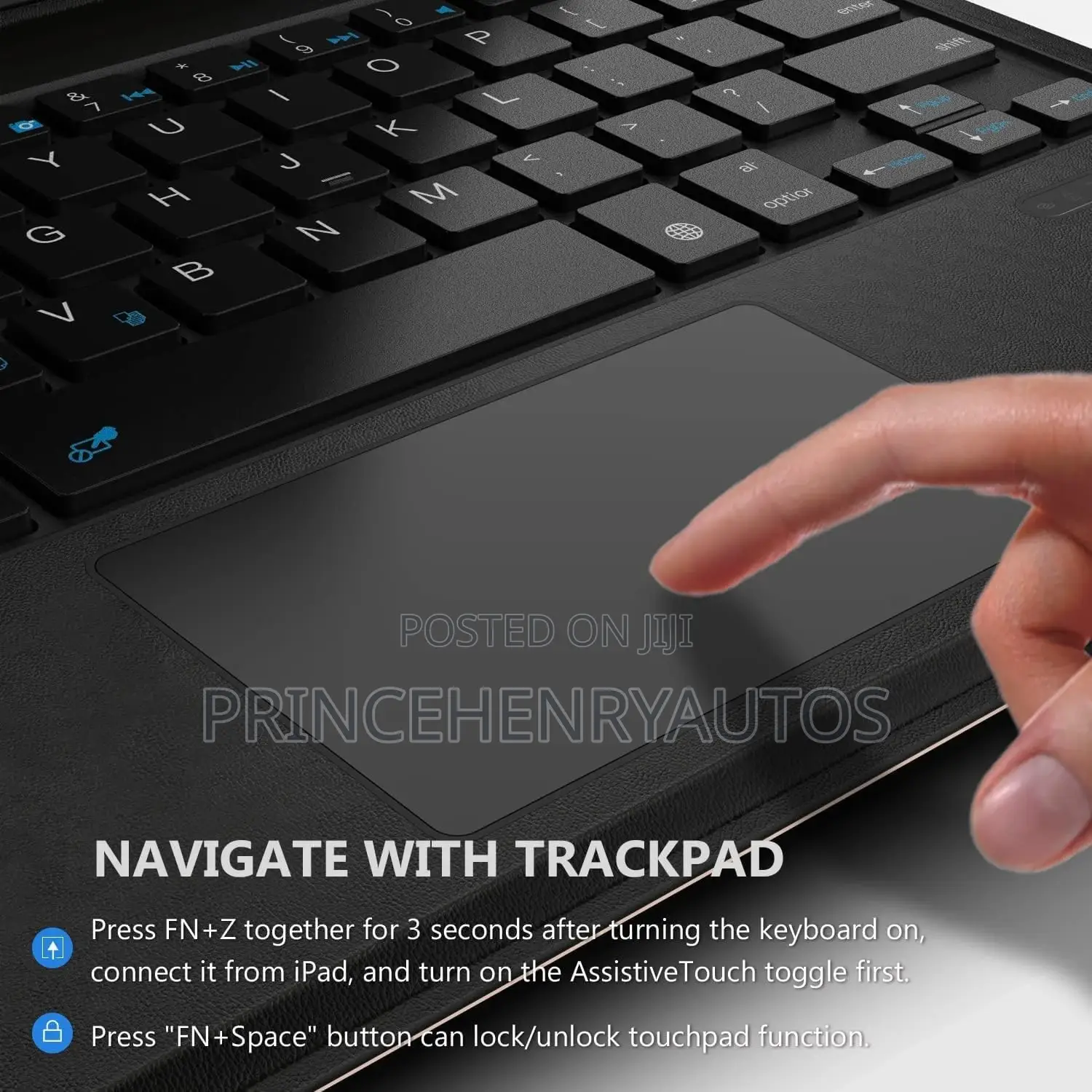 BJCGFVH6 Practical iPad Keyboard +TRACKPAD for iPad 10.9/11