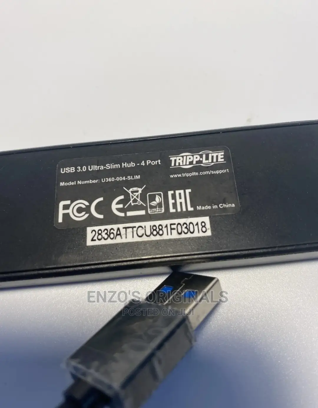 USB 3.0 Hub Super Speed Ultra Slim 4 Port Powered Original