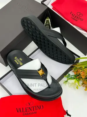 Quality Valentino Leather Slides
