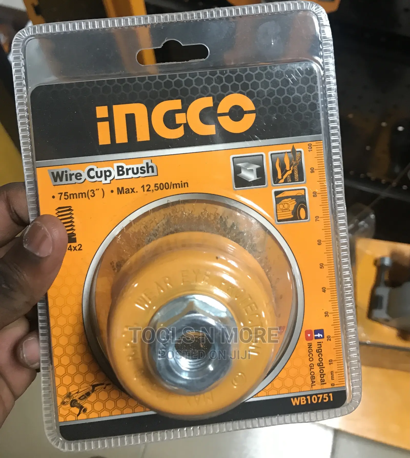 INGCO Wire Cup Brush (3”)