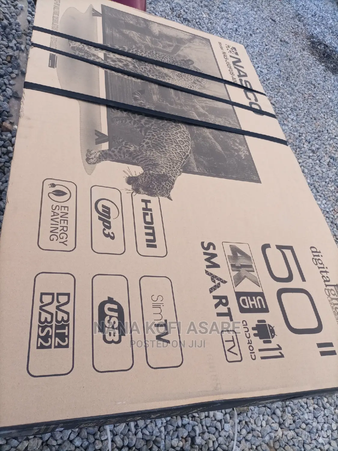 Nasco 50inch Smart Uhd Tv Full Digital Satellite